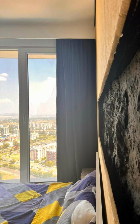 Alfred Sky Smart Apartment 29Th Spa Included Skopje Exteriör bild