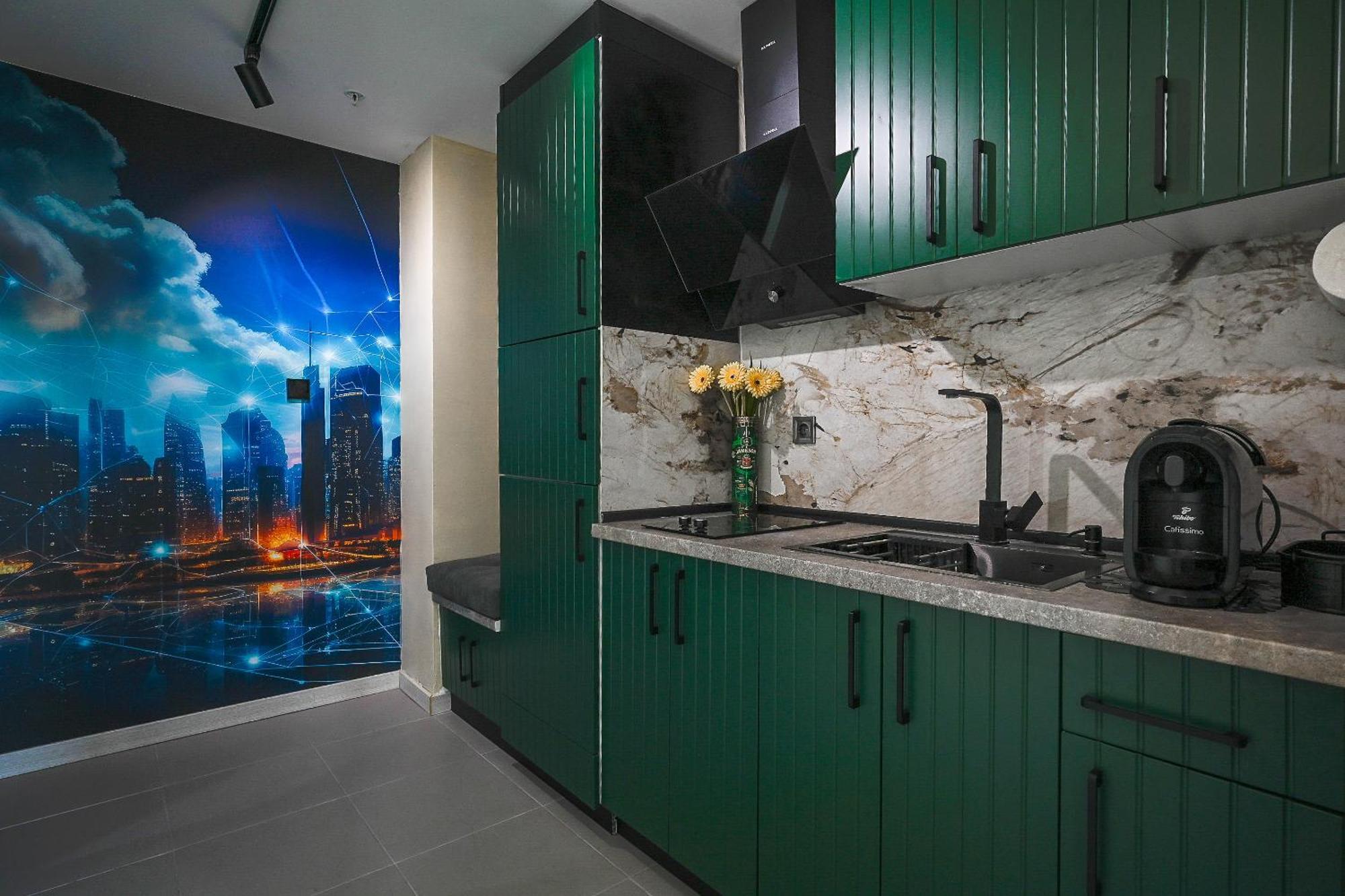 Alfred Sky Smart Apartment 29Th Spa Included Skopje Exteriör bild